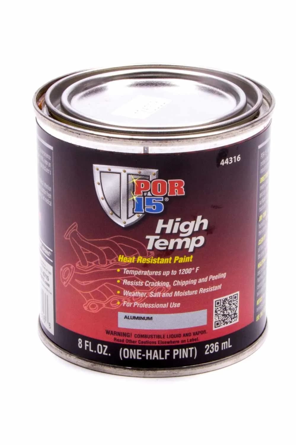High Temperture Paint Aluminum 8oz