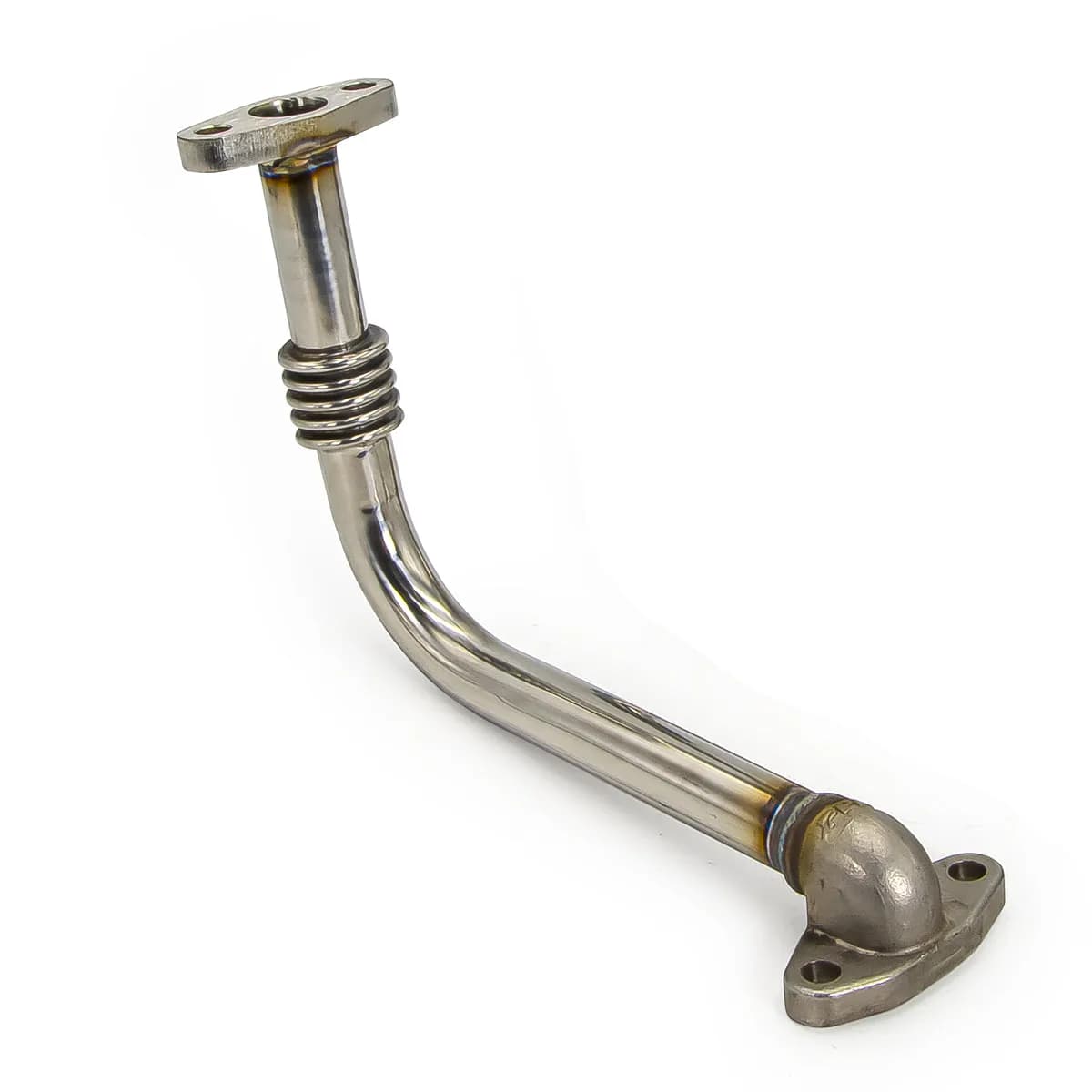 0110 gm 6.6l Duramax Oil Return Pipe For Aftermarket Turbo Tall 304ss