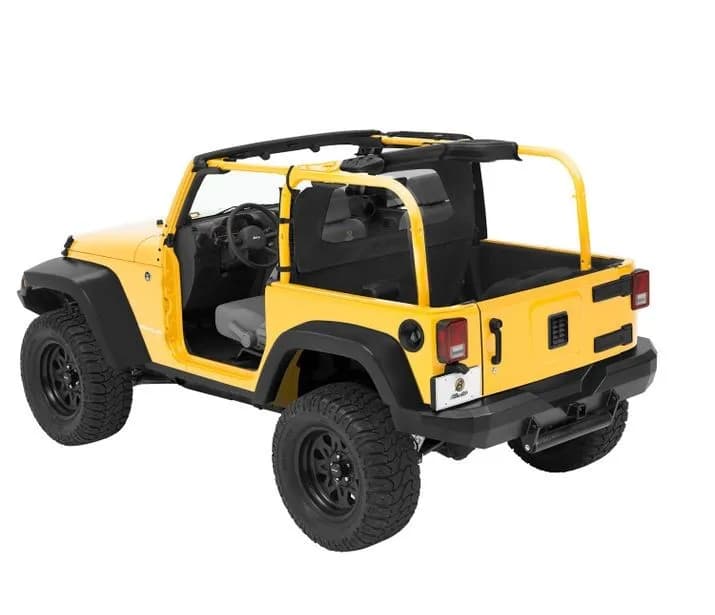 Standard Windjammer For Jeep 2018-Current Wrangler JL 2 Door Black Diamond Bestop