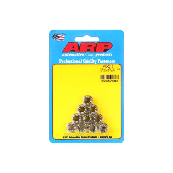 m8 x 1.25 ss M10 Socket 12pt Nut Kit