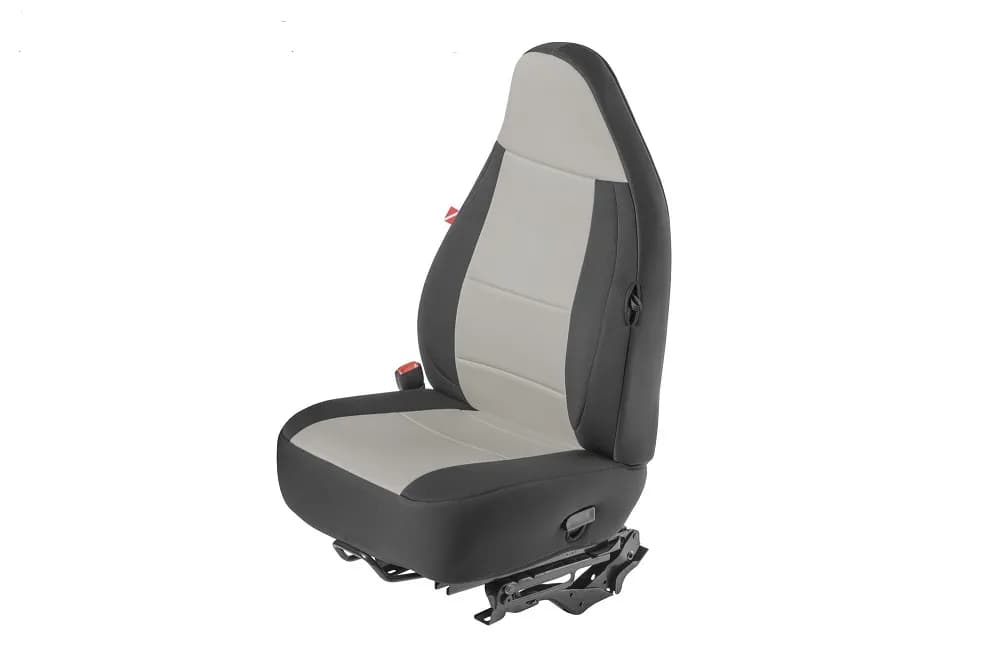 Jeep Wrangler Neoprene Seat Covers for 97-02 Jeep Wrangler TJ Light Gray Diver Down