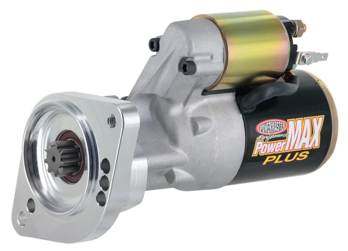 PowerMax Plus Starter; 14:1 Compression Ratio; 3.7:1 Gear Reduction; Billet Black/Natural Finish;