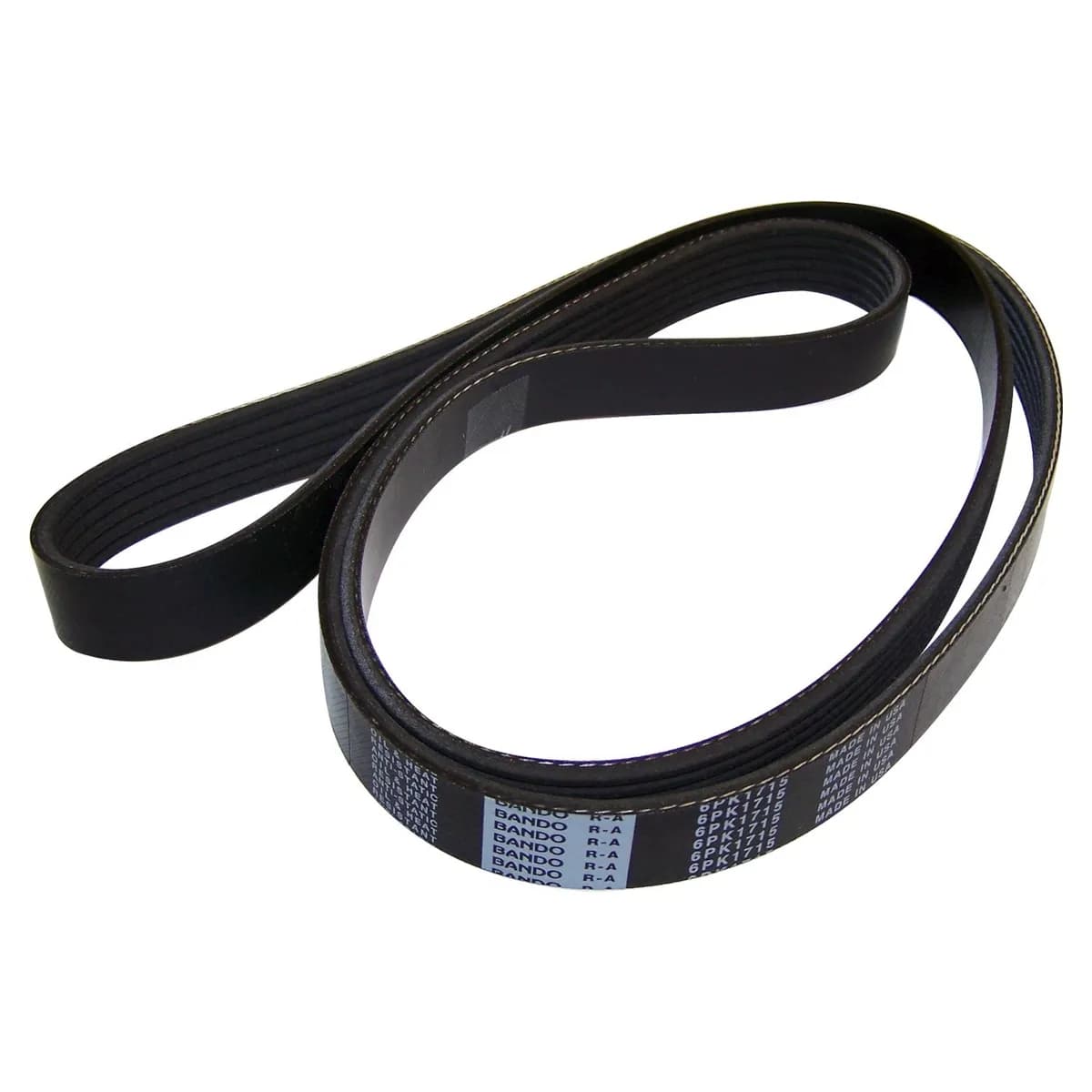 Accessory Drive Belt; For Use w/ 2007-2009 Jeep MK Compass/Patriot And 2007-2010 Dodge PM Caliber w/ 2.0L Diesel Engine; 1715mm Long; 6 Ribs;