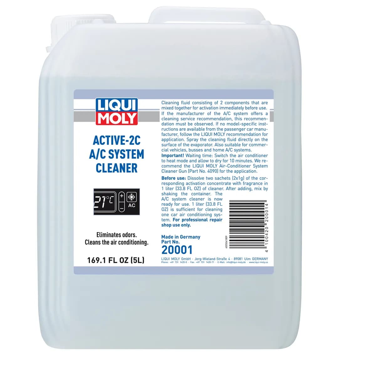 LIQUI MOLY 20001 Active-2C A/C System Cleaner