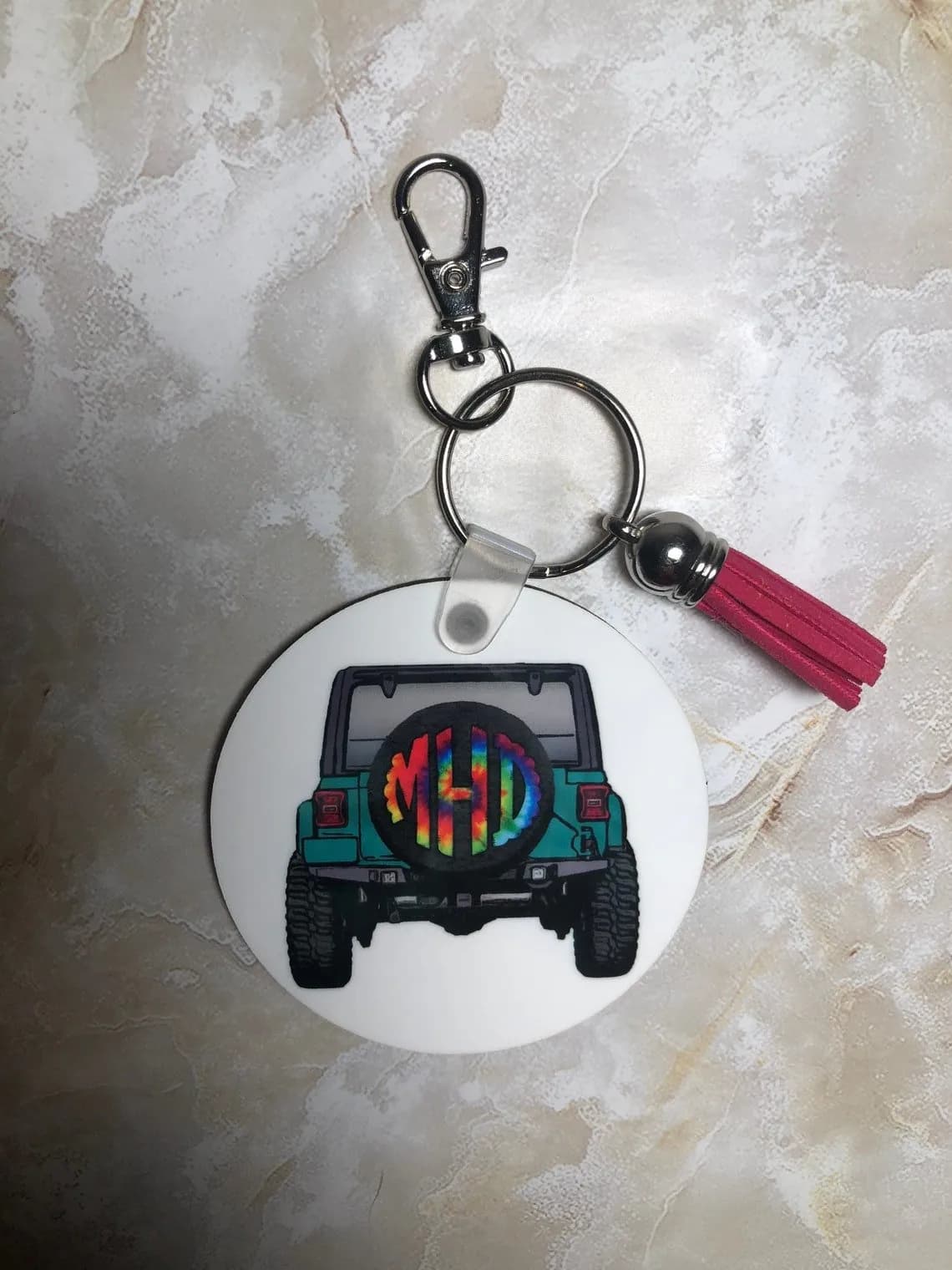 Hect Creations 4x4 Personalized Keychain for Jeep & Off-Road