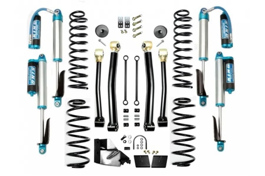 EVO Manufacturing 4.5in Enforcer Lift Kit, Stage 3 w/ King 2.5 Shocks - JL