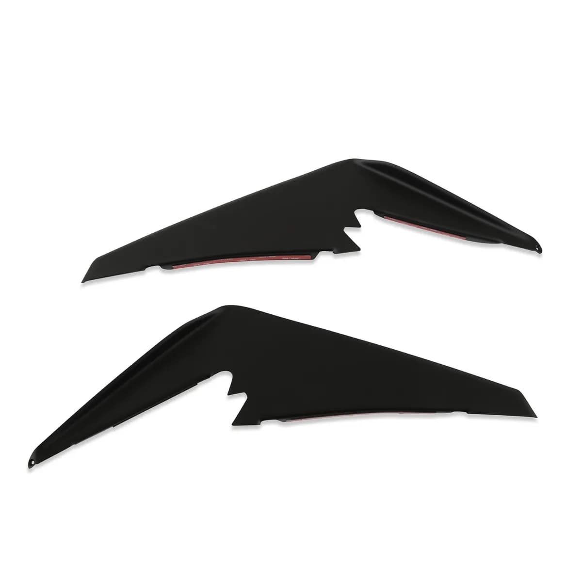 Front Dive Planes; ABS Plastic; Satin Black Finish;