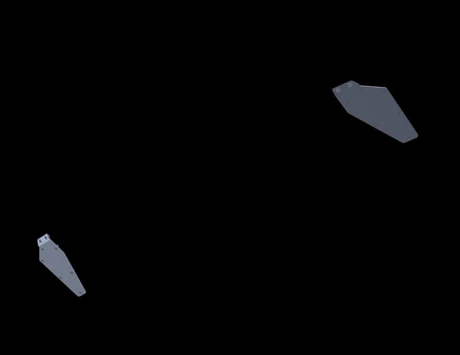 20c Gladiator Sport/Rubicon/Overland/392/Mojave High Clearance Comp Rear Bumper Corner Pod Skid