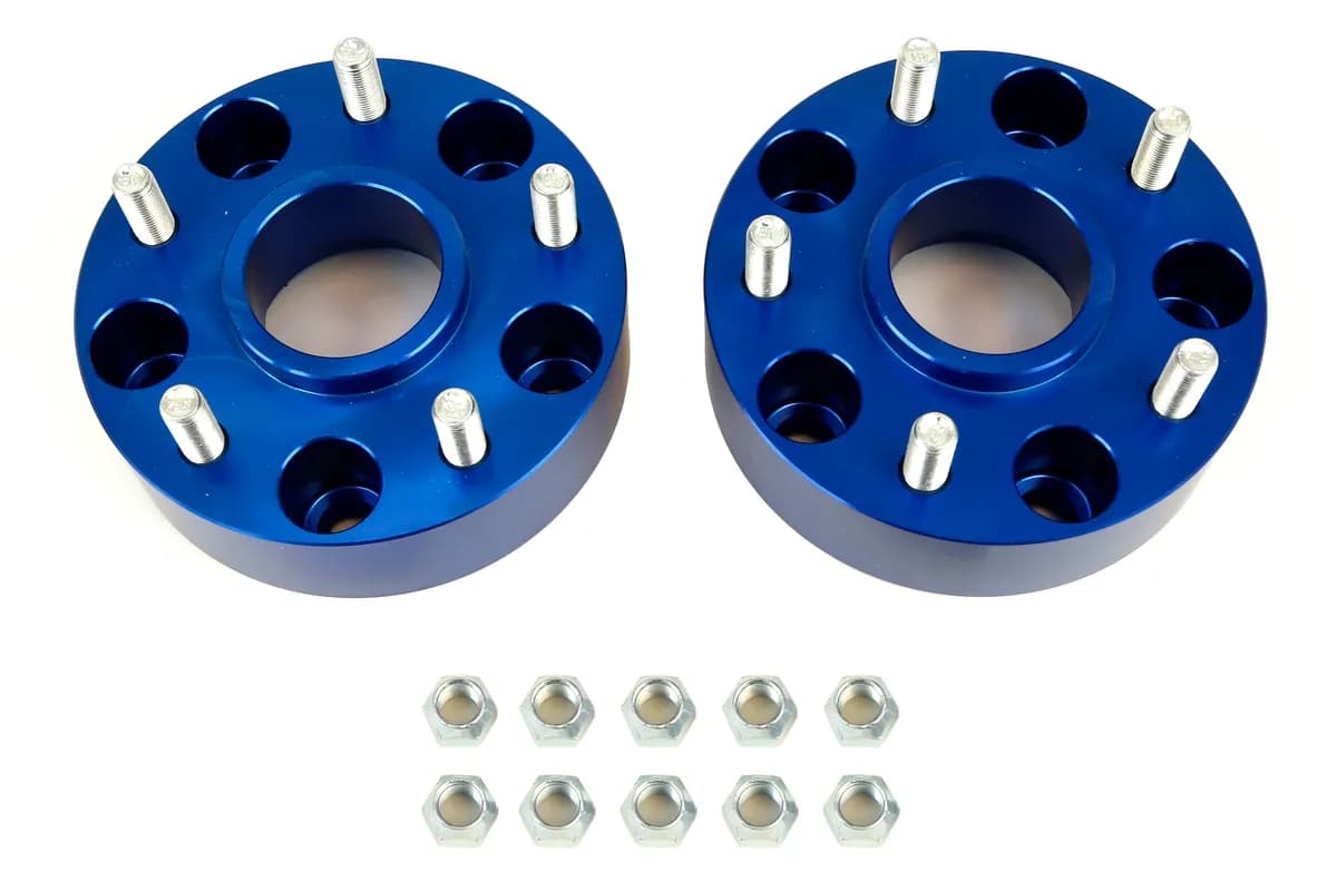 0510 Grand Cherokee/0610 Commander/2007 Wrangler 5 X 5in X 13/4in Thick Blue Wheel Spacers(Pair)