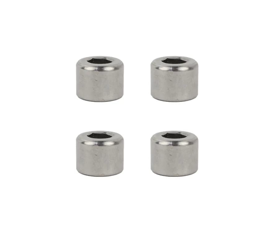 Jeep TJ OEM Anti-Theft Door Nuts 97-06 Wrangler TJ Polished Silver Kentrol