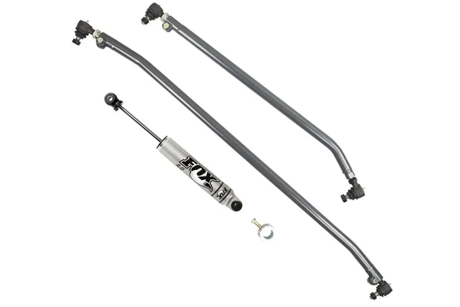 0718 Wrangler HD Steering Kit Tie Rod Drag Link Clamp Stud & FOX if