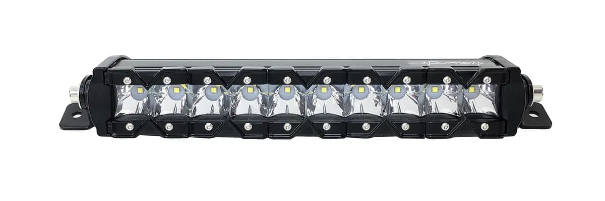 Quake LED - Qums540 - 13 Inch LED Light Bar Single Row 50 Watt Super Spot Monolith Slim Series