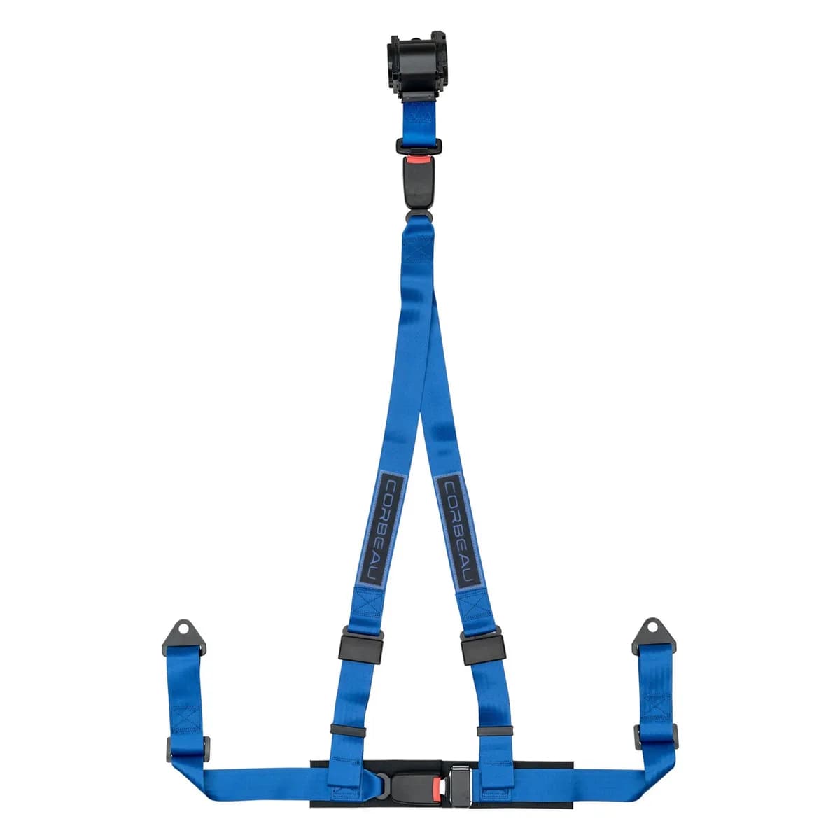 Corbeau 3-Point Retractable Harness Belt Black 2in