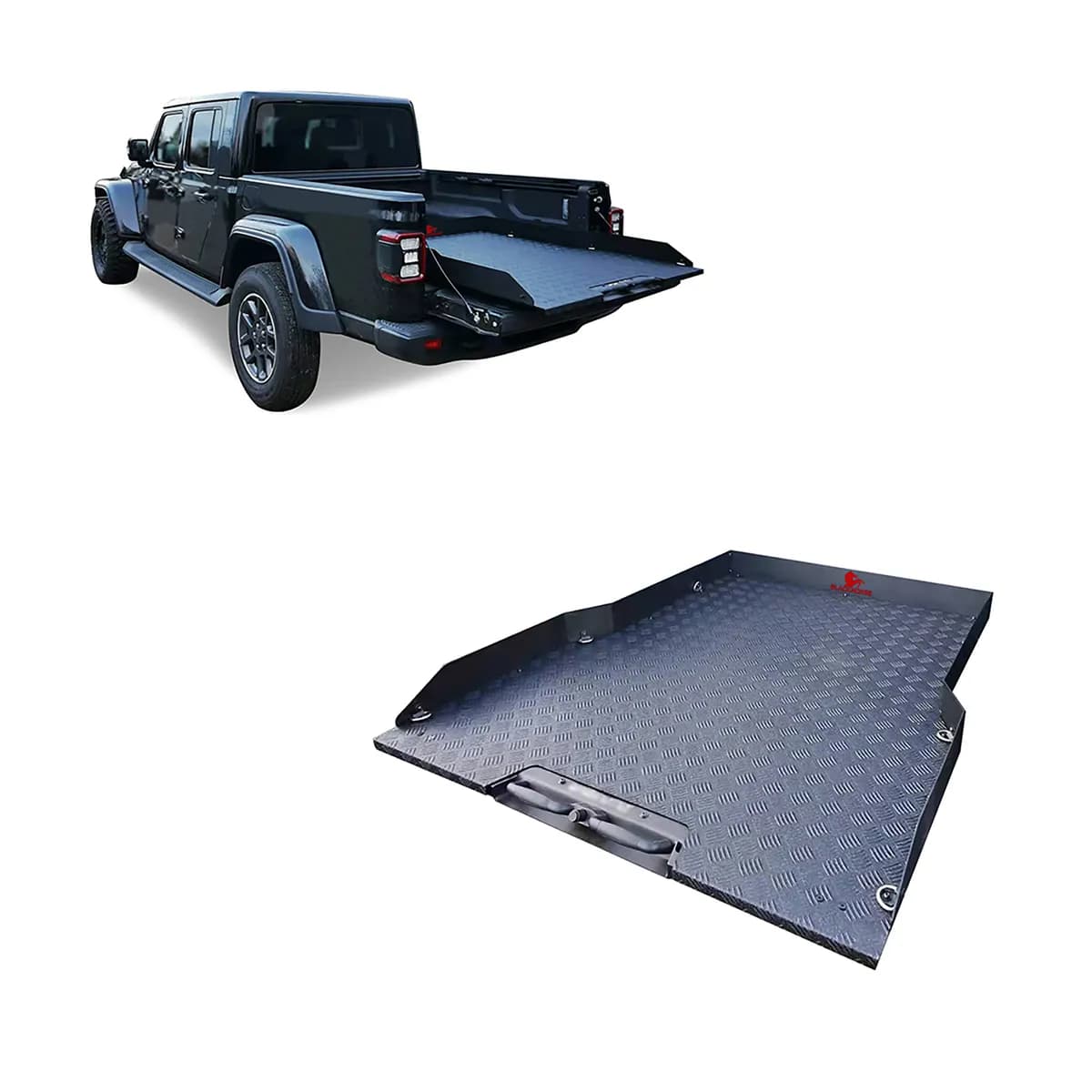 1624 Tacoma/Ranger/Frontier Slide Tray Black