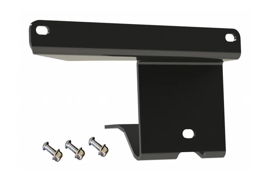 1823 Wrangler Bolt on Body License Plate Mount Holder Left Side Powder Coated Black Steel