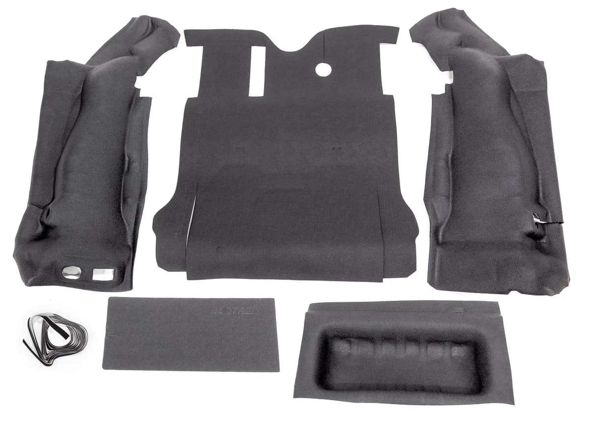 0710 Wrangler JK Unlimited 5pc Composite Cargo/Rear Kit Gray Bedtred W/Tailgate And Tubliner