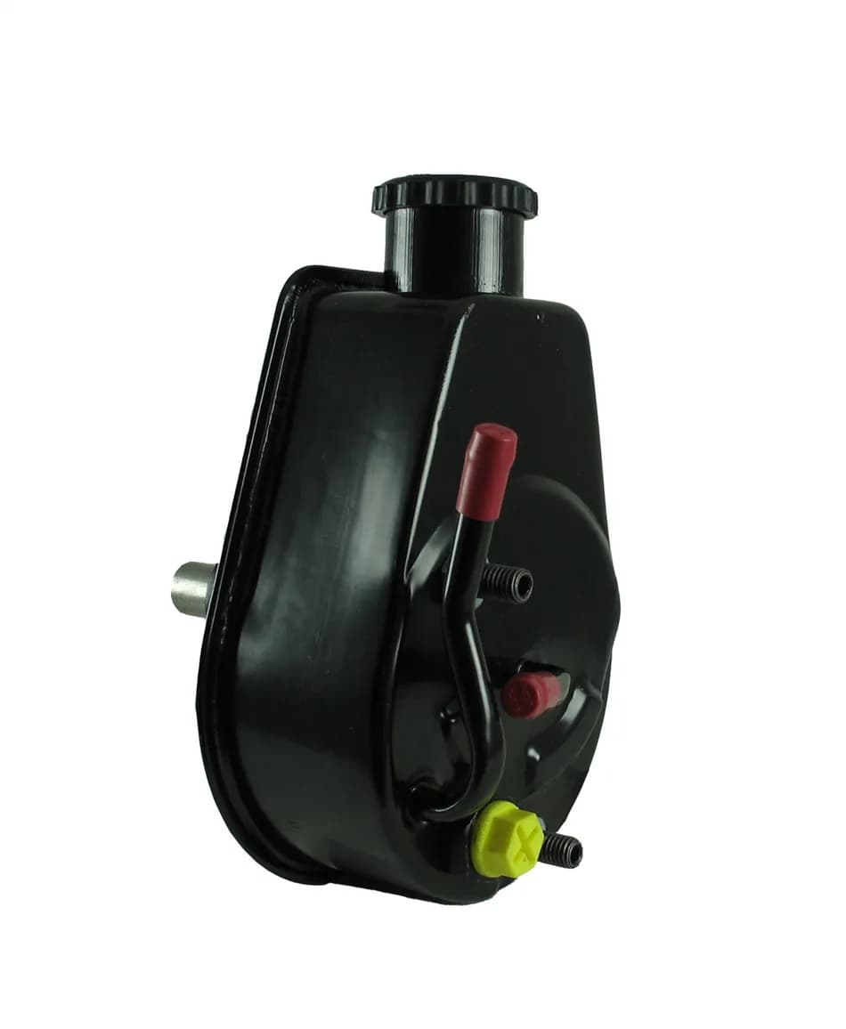 Borgeson - Power Steering Pump - P/N: 800323 - P/S Pump for Hydro-Boost brake applications. This Hi-Flow power steering pump has two return fittings and has had the pressure and flow optimized for hydro-boost brake applications. Ships with adapter to fit both flare and o-ring hose connections.