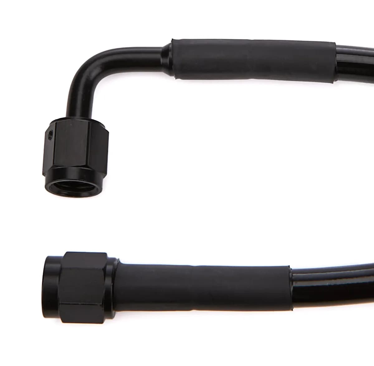Straight 4 to 90 Degree 4 48in Preassembled Brake Lineblack