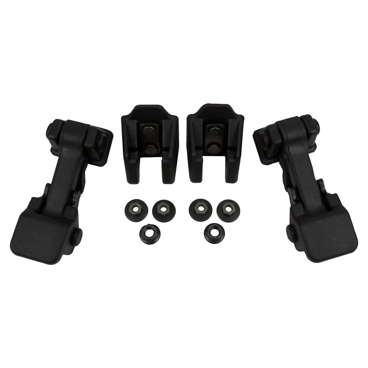 Hood Catch Kit; Inc. 2 Hood Catches/2 Brackets;