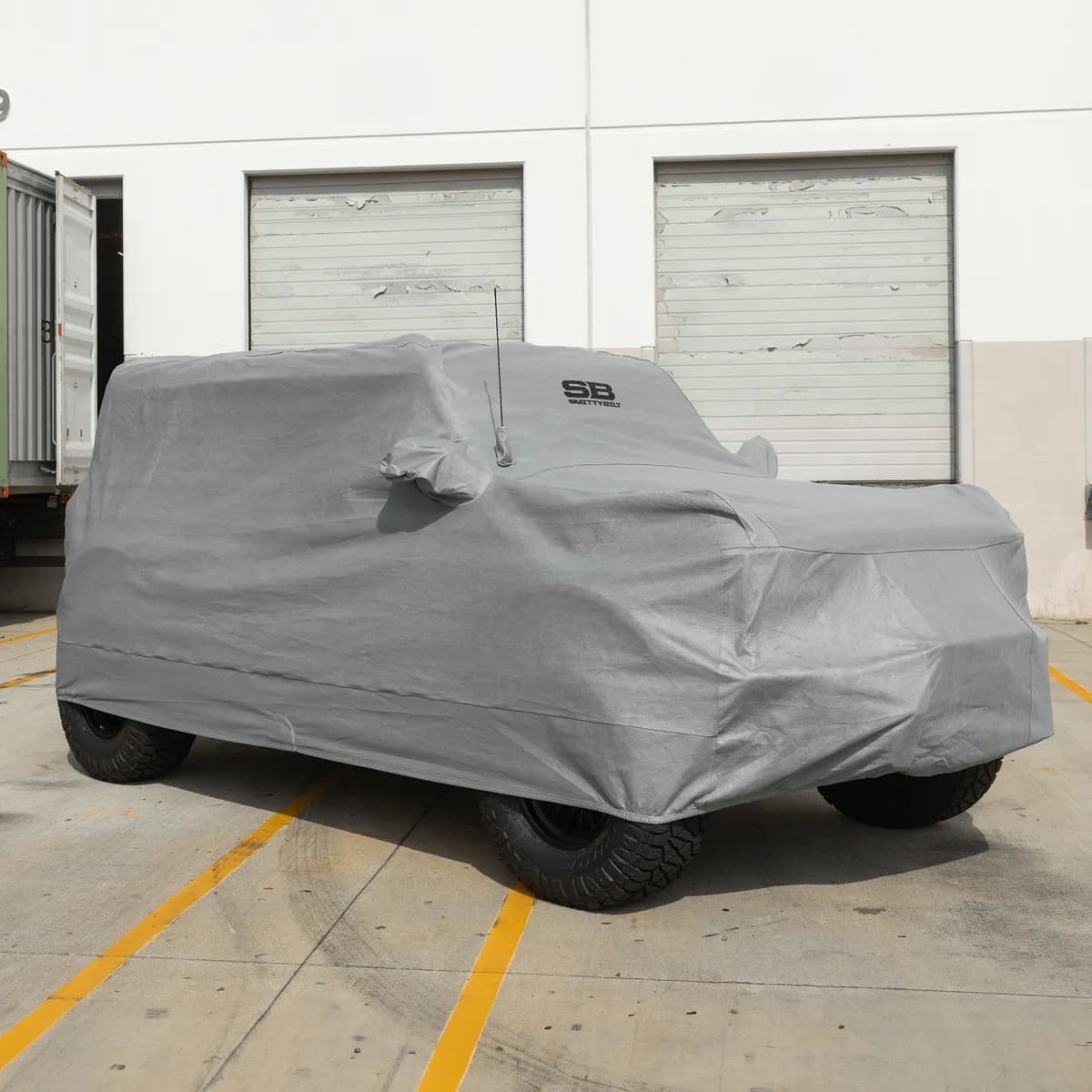Full Car Cover w/ Storage Bag, Lock & Cable - Gray (21+ Bronco 4DR)