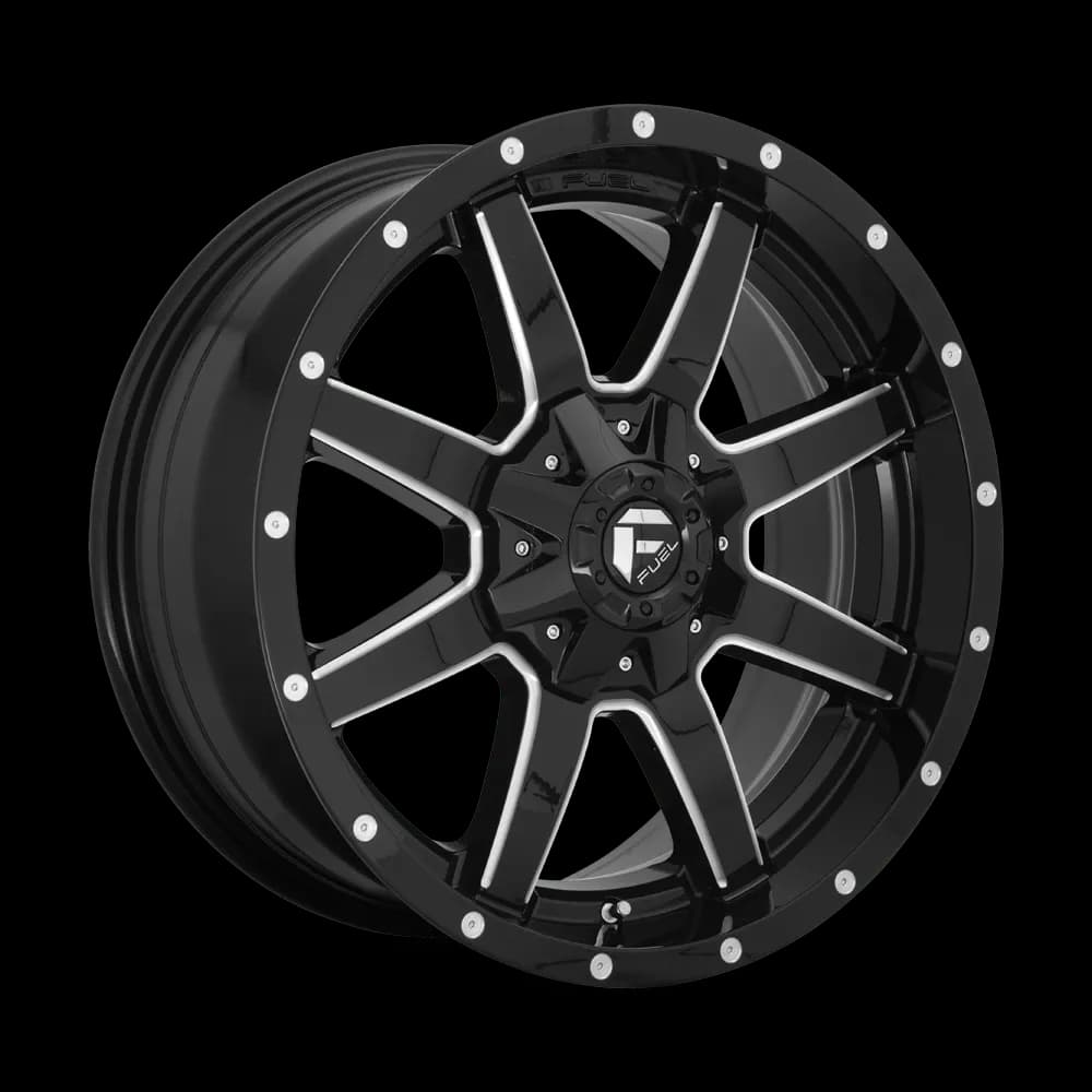 Maverick 20x9 6x135.006x139.70 Gloss Black Milled 1 mm