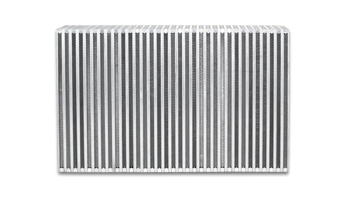 Vertical Flow Intercooler Core; 22 in. Core Width; 4.5 in. Core Thickness; 14 in. Height; 6061 Aluminum;