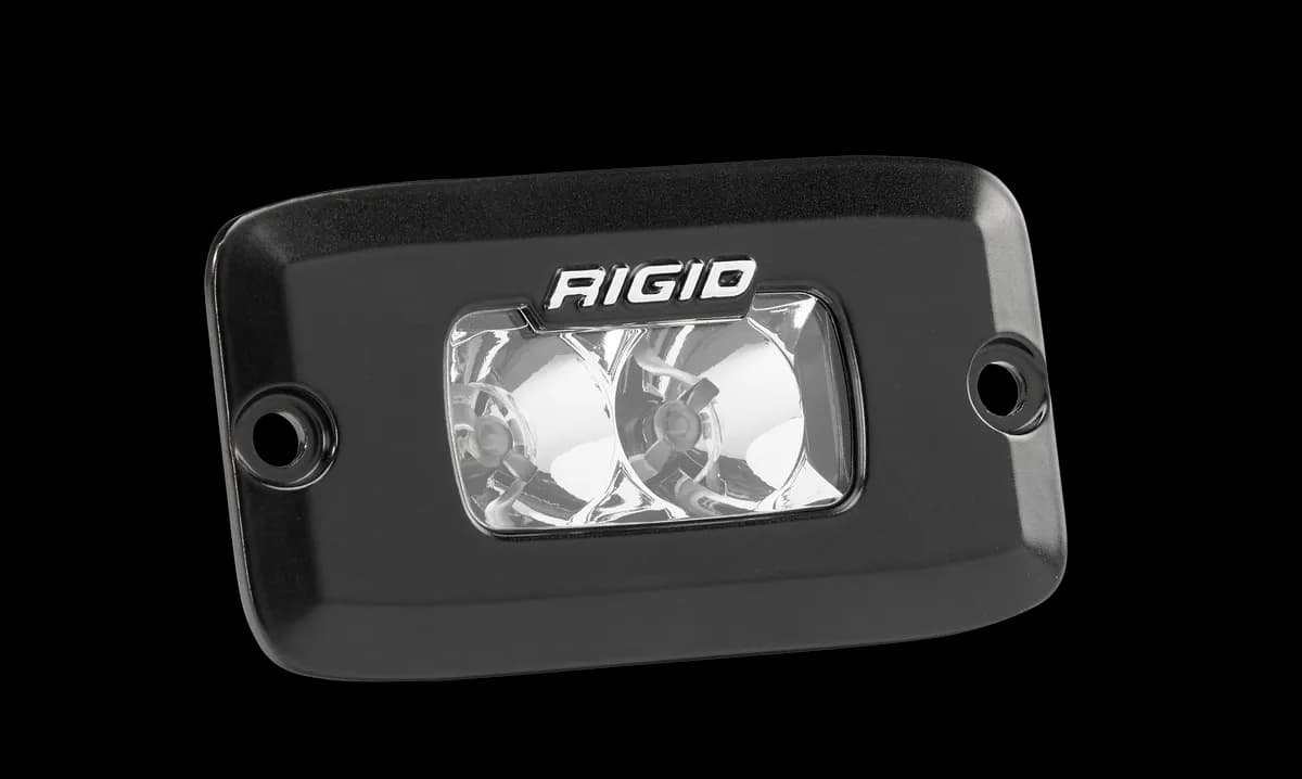 RIGID Industries 922113 SR-M Series PRO, Flood Optic, Flush Mount, Black Housing, Single