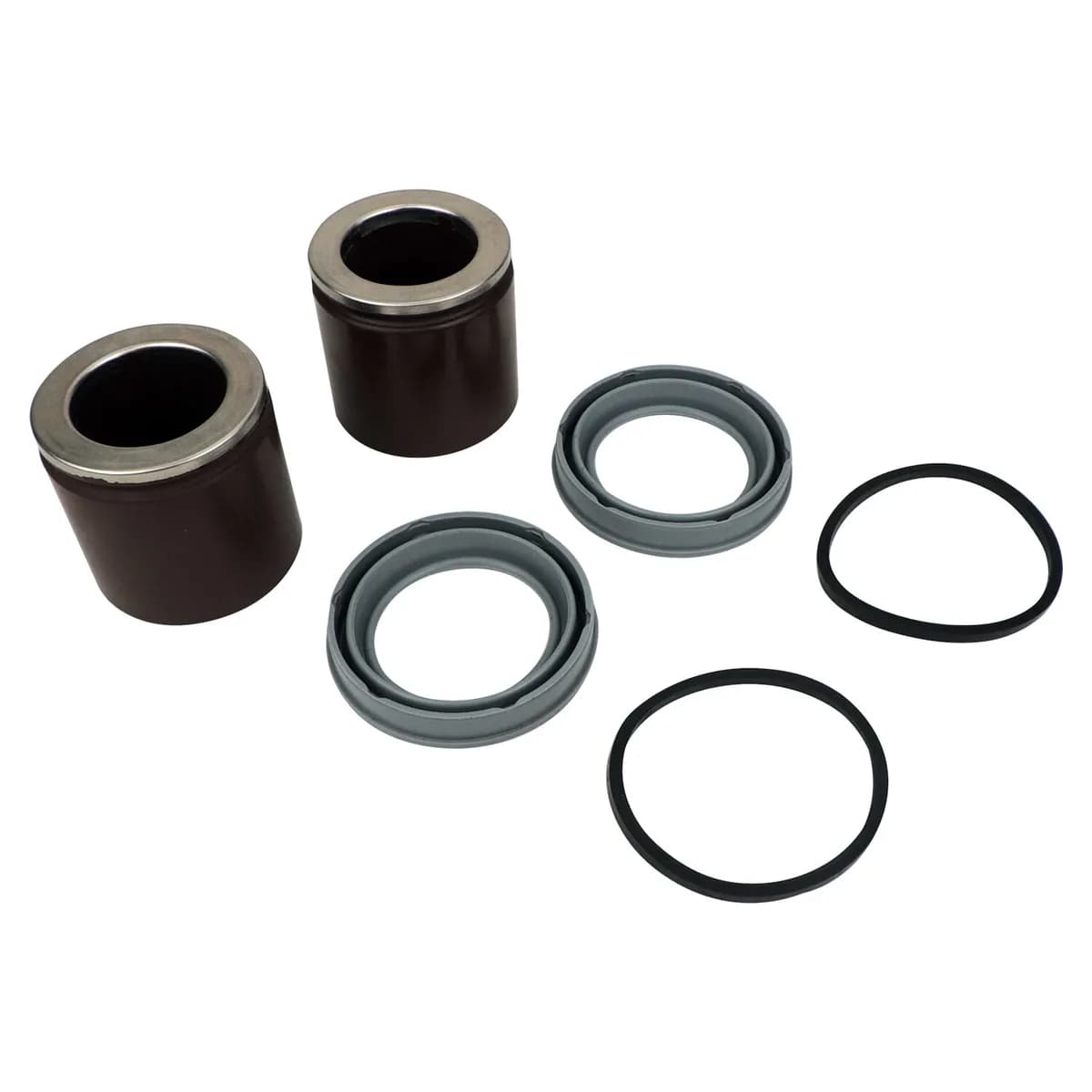 Brake Caliper Rebuild Kit; Front; Includes 2 Pistons/2 Boots/2 Seals;