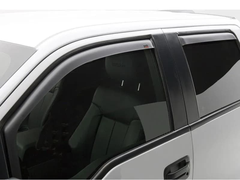 1522 Colorado/Canyon 2pc Dark Smoke Inchannel Window Visors