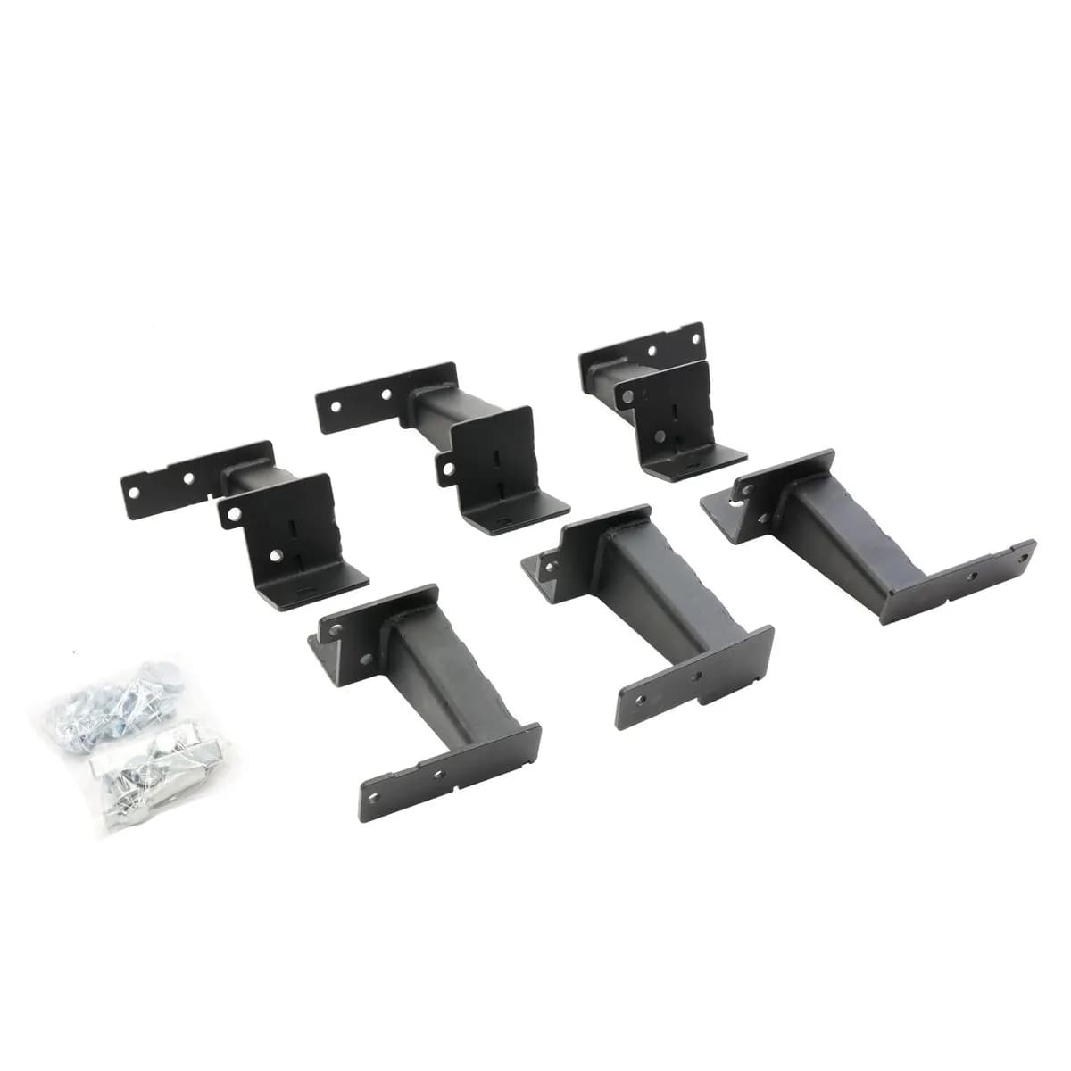 go Rhino Fsd4129tk - Dominator Xtreme Frame Slider - Mounting Brackets Only - Textured Black