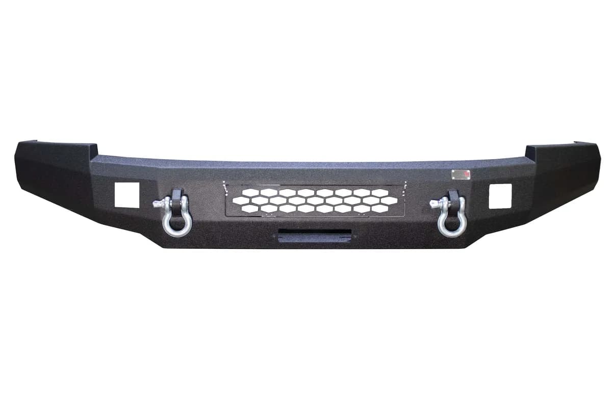 0713 Silverado 1500 Front Bumper Black Powder Coat Coldrolled Steel