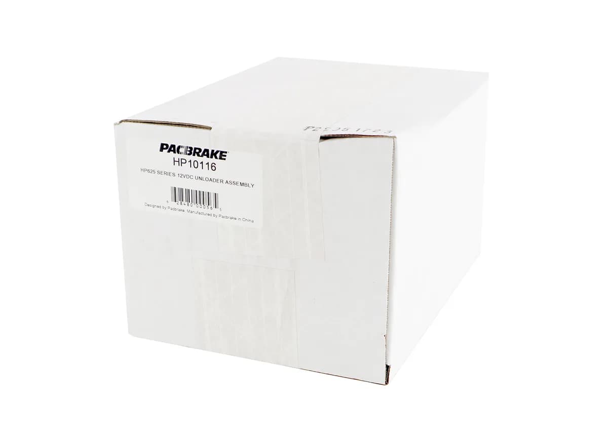 Unloader Assembly Kit For 12V HP10625H and HP10625V Compressors For Use WAir Tanks Pacbrake