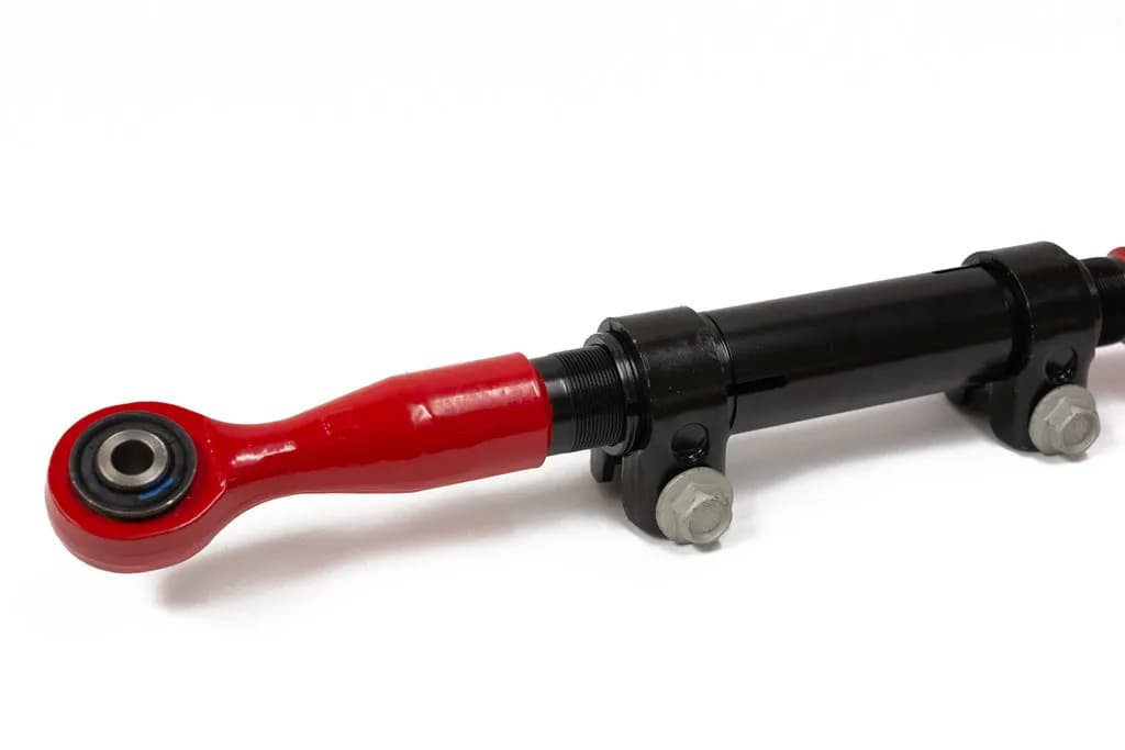 Jeep Front Adjustable Track Bar Red Yeti XD For 18-24 Wrangler JL/Gladiator Steer Smarts
