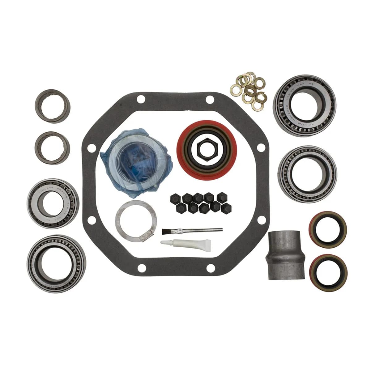 Eaton Master Differential Install Kit; Rear; GM 8.5 in. Ring Gear 3rd-Member; 8 Cover Bolts; 10 Ring Gear Bolts; 17 Axle Spline; 30 Pinion Spline; Standard Rotation;
