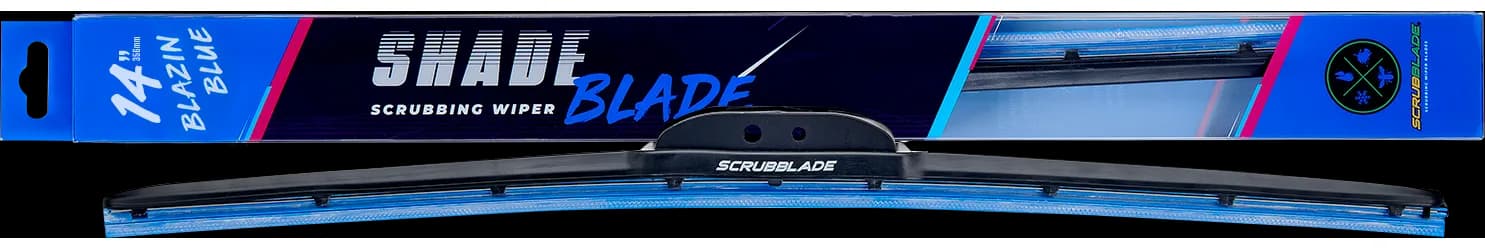 14" Blazin Blue ShadeBlade Wiper Blade