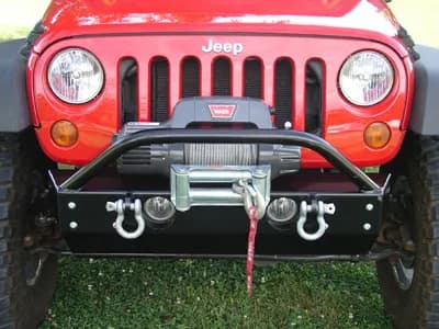 Rock Hard 4x4 Patriot Series Stubby Front Bumper - JK