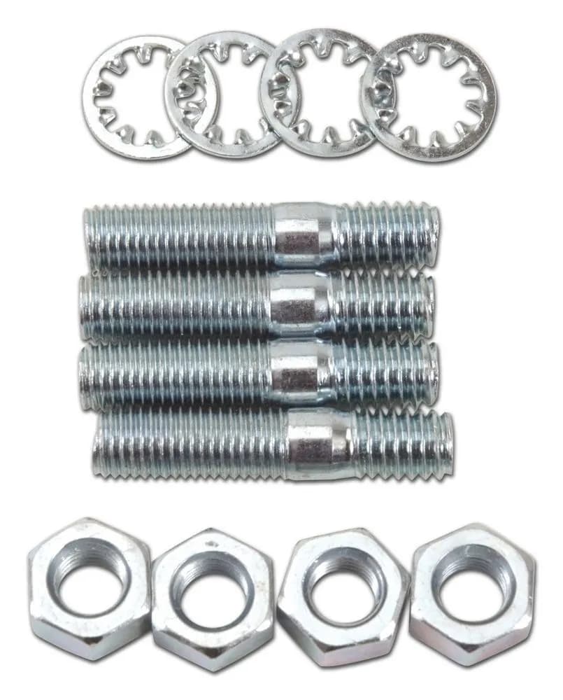 Edelbrock 8008 Carburetor Stud Kit - (5/16-18 x 1-1/2) in Zinc Finish