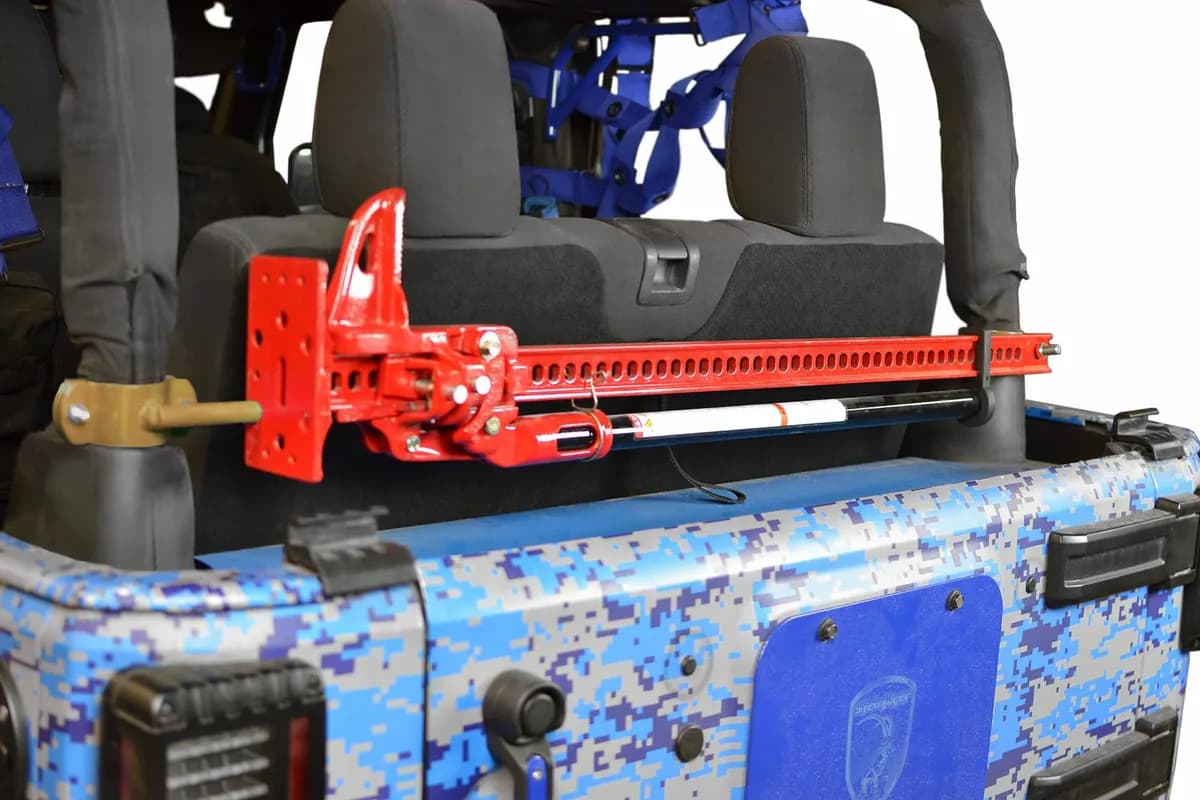 Recovery and Towing 2007-2018 High Lift Jack Mount Roll Bar Mount, 2 Door Military Beige