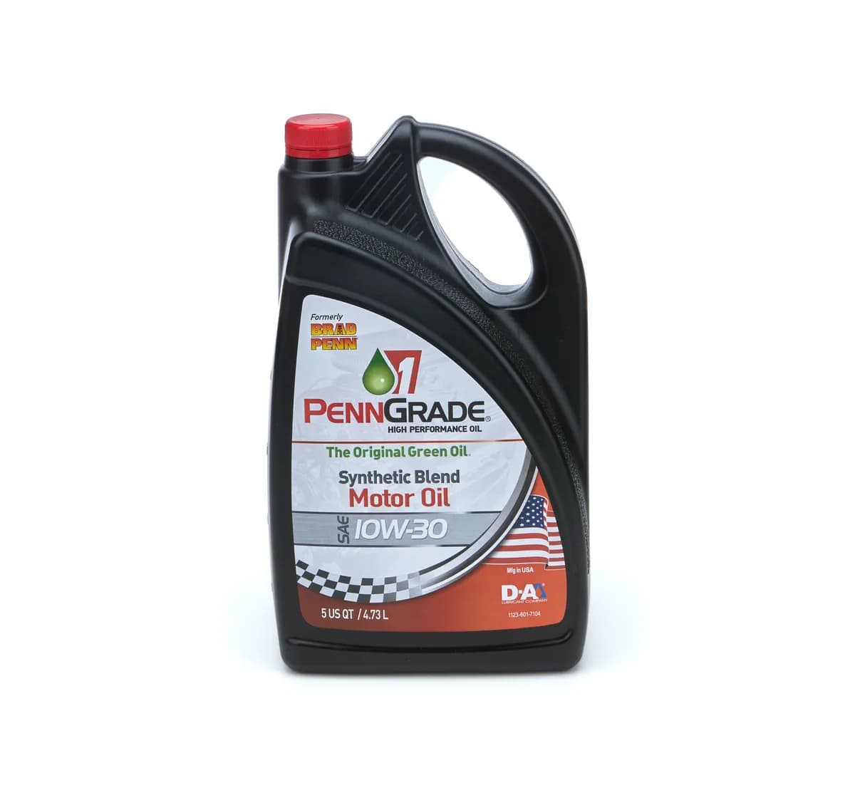 Penngrade 1 Partial Syn High Perf Oil SAE 10w30 4/5qt Case
