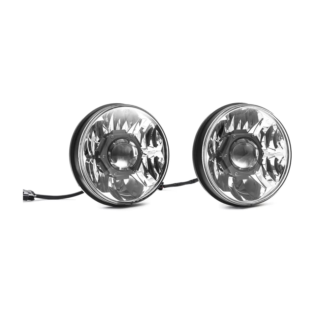 KC HiLiTES 42341 KC Headlights Gravity LED 7in 2-Light - 2007-2018 Jeep Wrangler JK 2/4-Door