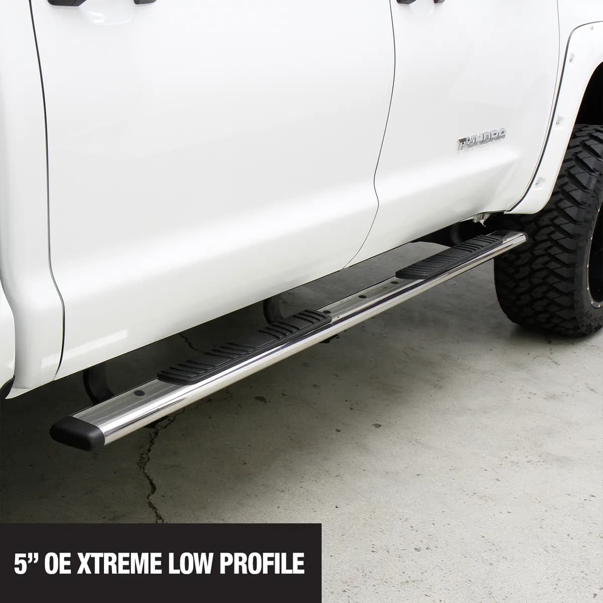 Go Rhino 650052PS - 5 OE Xtreme Low Profile SideSteps - Boards Only - Polished Stainless Steel