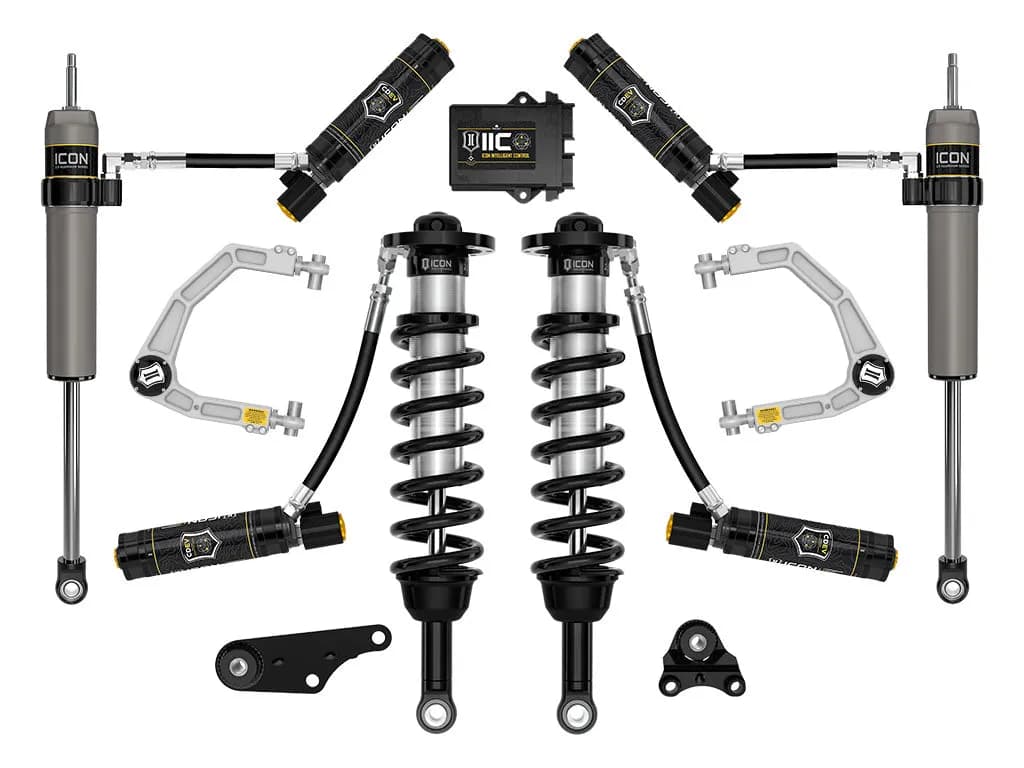 ICON 2024-2025 Toyota Tacoma 1.25-3" Lift, Stage 6 Suspension System, Billet