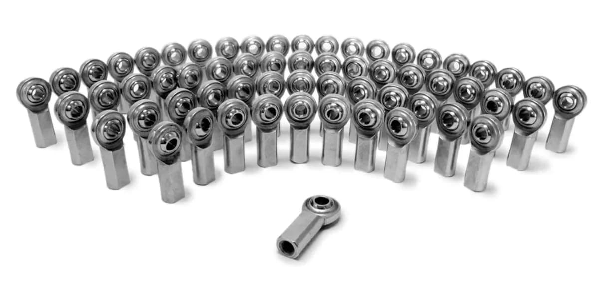 Steinjäger Inch Female Rod Ends Steel Housing, PTFE Race 3/8-24 RH 60 Pack