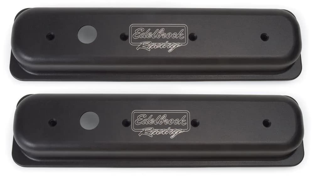 Victor Series valve covers; 1986-95 Chevy 262-400 with left breather hole (centerbolt)