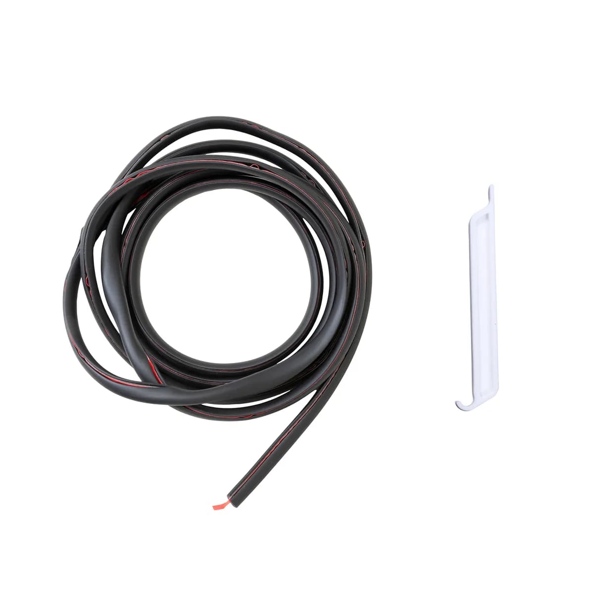 Hrdwr kt ff 7ft Blk Rbbr Edge Trim