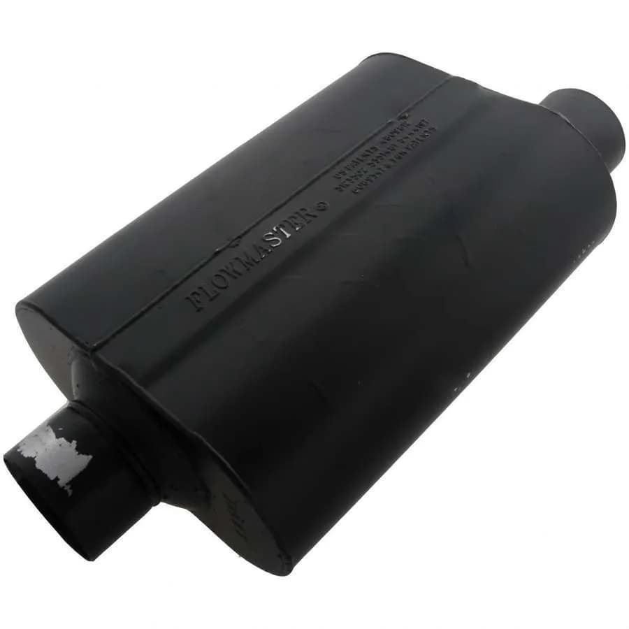Super 40 Series Muffler 3.00in IN (C) / OUT (O): ea 16 Gauge Aluminized Steel
