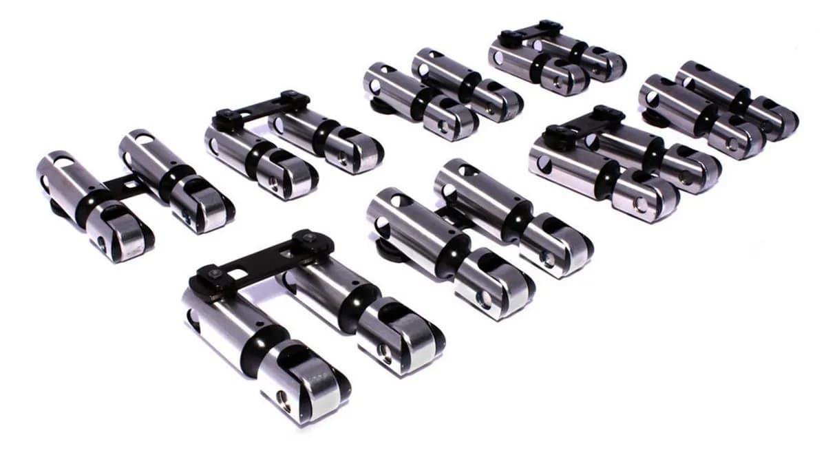 COMP Cams 818-16 Endure-X Solid Roller Lifter Set for Chevrolet Small Block