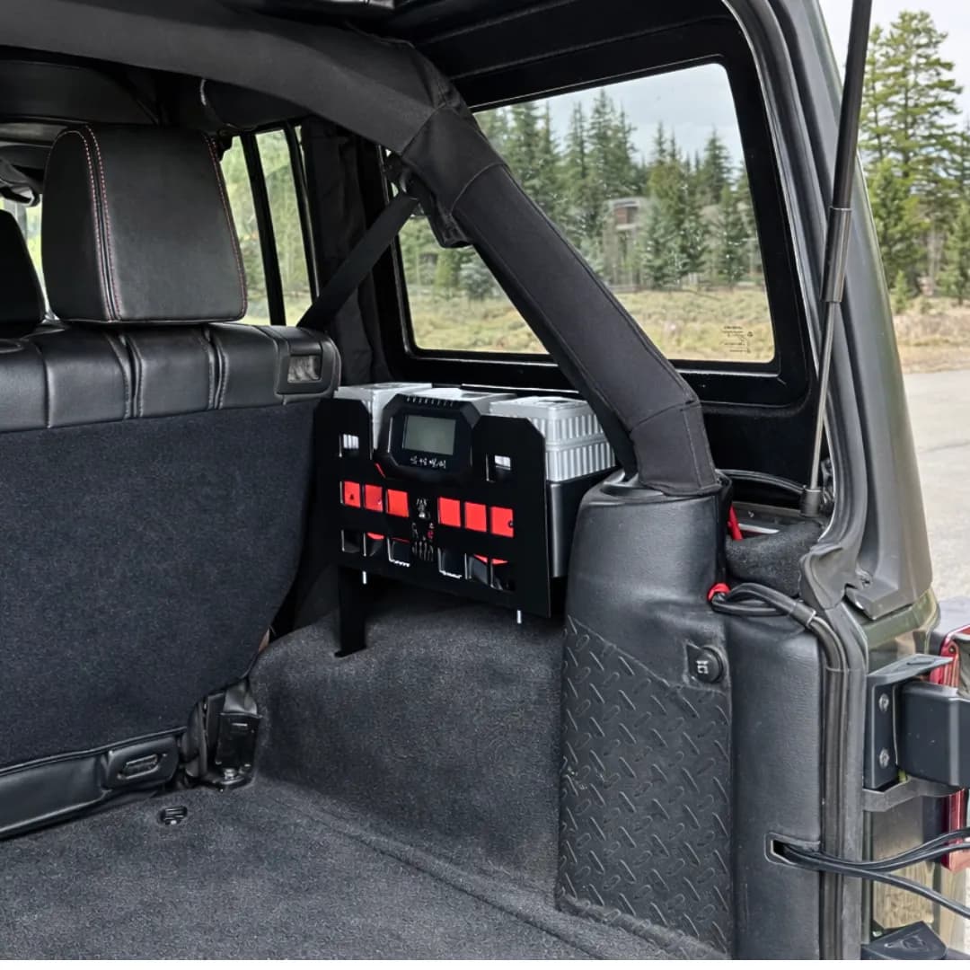 Thor's Lightning Refuge MOLLE Portable Air Compressor Storage Mount for Jeep Wrangler JKU 2007-2018