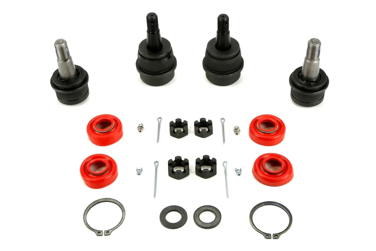Suspension Ball Joint Kit 4 Piece; 0718 Wrangler/Grand Cherokee