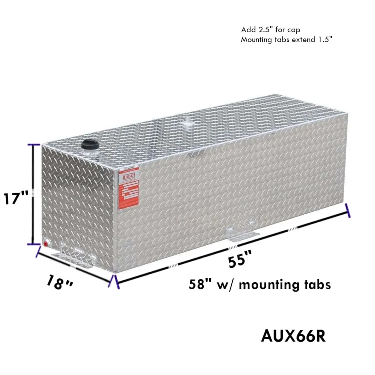 ATI 66 Gallon Auxiliary Diesel Fuel Tank